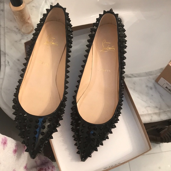 christian louboutin pigalle spikes flat christian louboutin pigalle spikes flat
